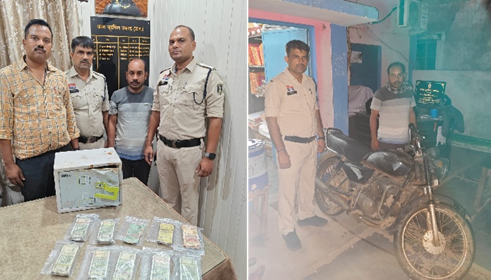 Raigarh Honda showroom theft