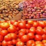 Tomato onion potato price drop: