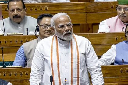 PM Modi in Parliament