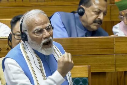 PM Modi in Parliament