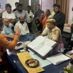 MLA Sits On SHO Chair