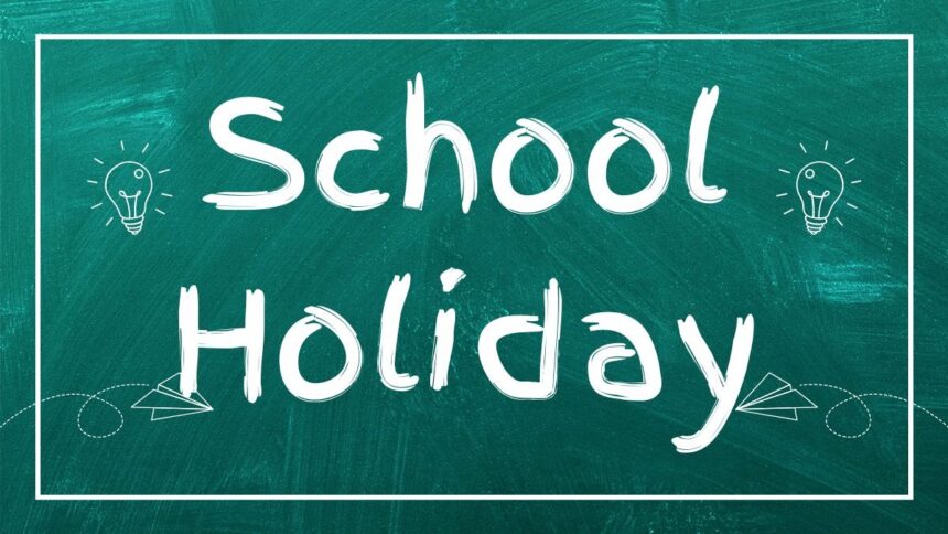 School Holiday on 30th July