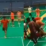 Young Man Heart Attack in Badminton Court