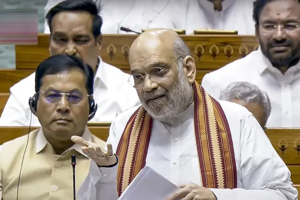 Amit Shah in Parliament