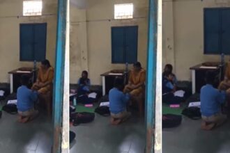 Teacher Makes Student Massage Feet
