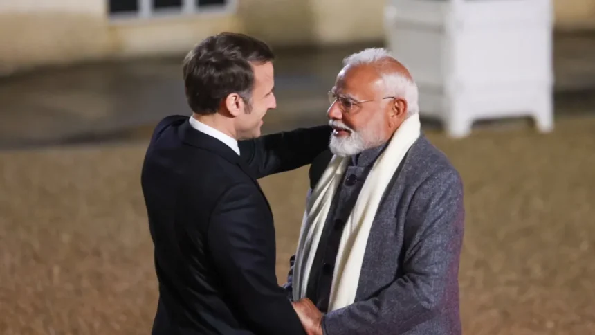 PM Modi Talks To France President Macron