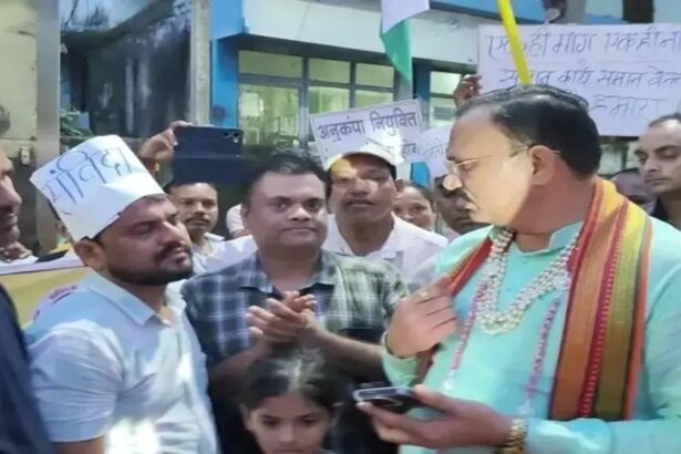 CG NHM Employees Protest