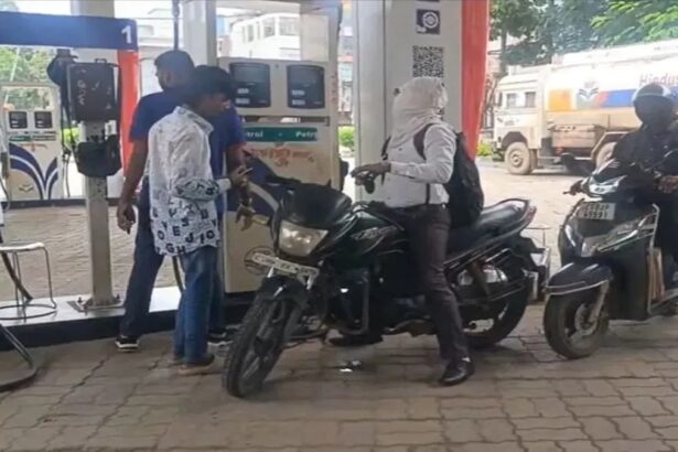 No Helmet No Petrol Raipur